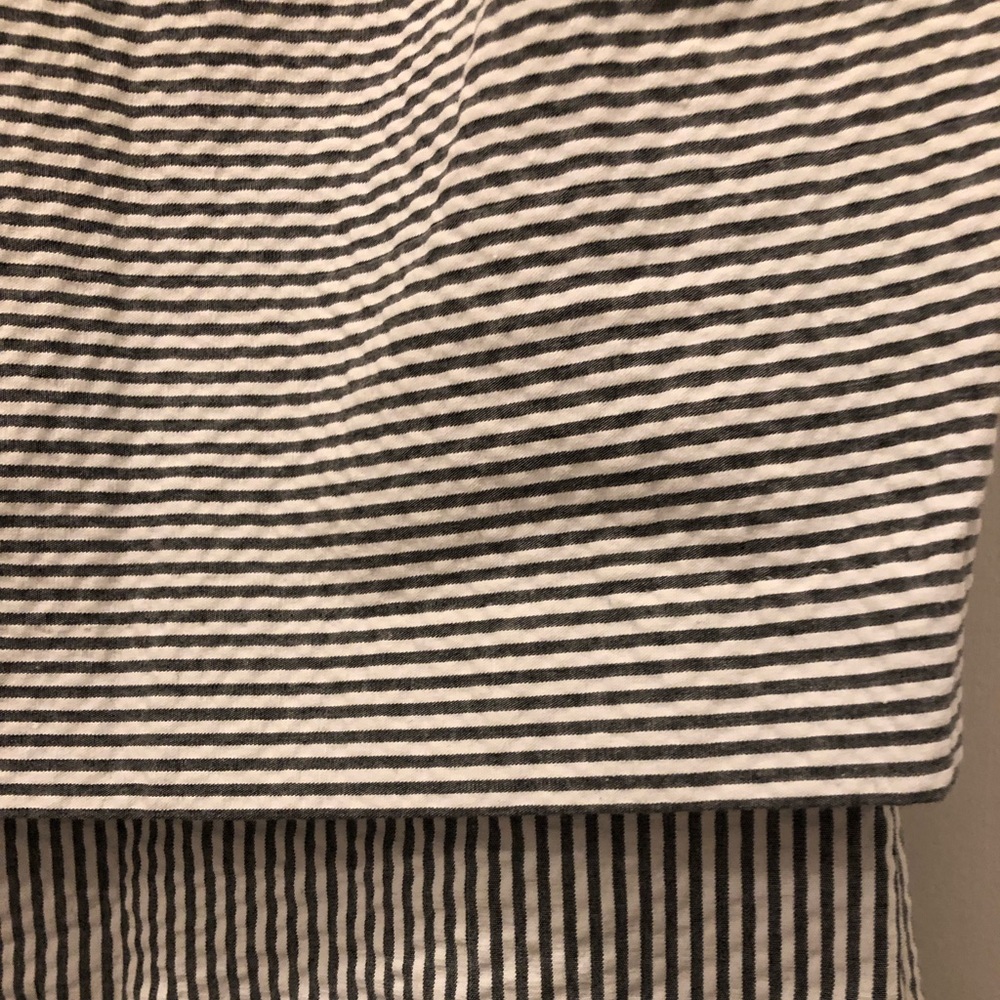 HP🔥 NWT Banana Republic Seersucker Layered Dress - Picture 6 of 8
